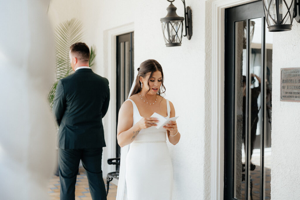 close up photo of bride at The Alderman House by Mizner