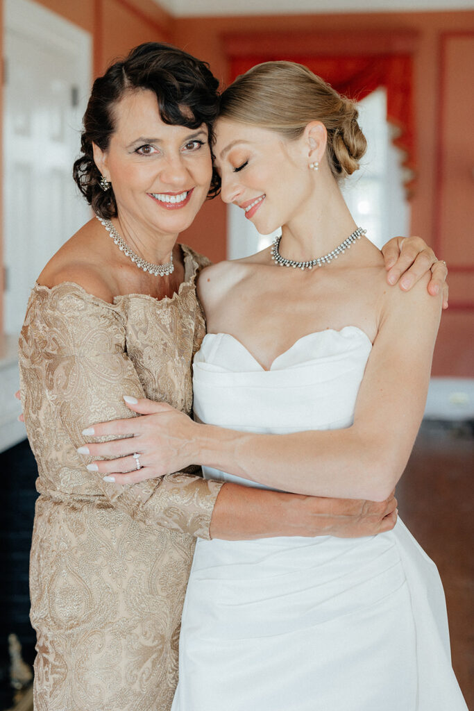Bride and mom portraits for Southwest Florida wedding