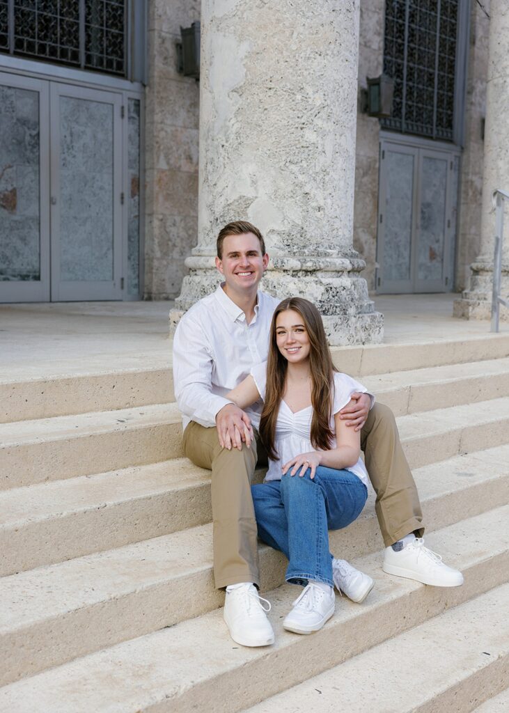 Downtown Fort Myers engagement photos